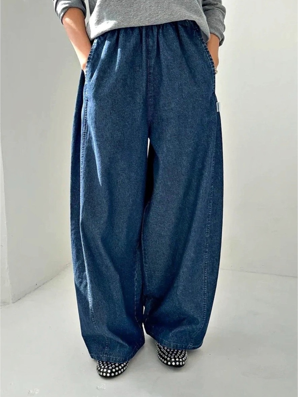 Le Bon Shoppe PARACHUTE PANTS (Denim)